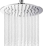 8 Zoll Regendusche Duschkopf aus Edelstahl, Selbstreinigender Regenduschkopf mit Anti-Kalk-Düsen,...