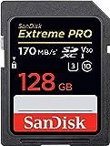 SanDisk Extreme PRO SDXC UHS-I Speicherkarte 128 GB (V30, Übertragungsgeschwindigkeit 170 MB/s, U3,...