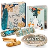 MyHappyGoods Premium Räucherset I Weisser Salbei zum Räuchern, Palo Santo I Robuste...