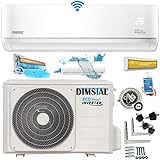 DIMSTAL 12000 BTU 3,6kW ULTRA - Split Klimaanlage + Heizung ECO Smart WiFi Self-Clean Super-Ioniser...