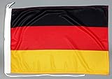 Buddel-Bini Bootsflagge Deutschland 30 x 45 cm in Profiqualität Flagge Motorradflagge