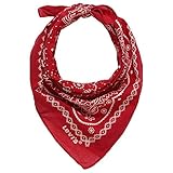 Levi's Herren Paisley Bandana Tuch, Rot (Regular Red), Einheitsgröße