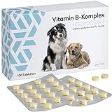 perivet Vitamin B für Hunde - 100 hochdosierte Tabletten für bis zu 6 Monate - Deutsche Produktion...
