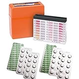 harren24 Testkit Set inkl. 60 Testtabletten (Rapid), Wassertester und Aufbewahrungsbox, 30x DPD1...