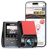 VIOFO Dashcam A119 Mini 2, Front 2,7K 5GHz Wi-Fi, 2K 60fps/HDR 30fps Sprachsteuerung, STARVIS 2...