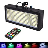 Multicolor Stroboskop mit Fernbedienung Disco Licht, 270Led Stroboskope Musikgesteuert Disco...