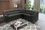 DOMO. collection Ecksofa Berlin, zeitlose Leder-Eckcouch mit hochwertiger Federkern-Polsterung, Sofa...