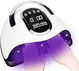UV LED Lampe für Nägel, 280W Nageltrockner Schnelltrocknendes Nagelhärtungslicht mit 66 LEDs,...