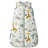 Yoofoss Schlafsack Baby Winter 2.5 Tog - 67cm/0-6 Monate Winterschlafsack Baumwolle Warm...