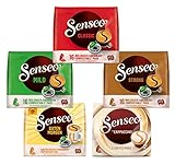 Senseo®Pads Probierbox mit 5 Sorten - insgesamt 66 Kaffeepads im Vielfaltspaket