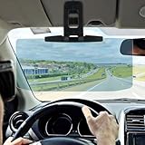 Auto Blendschutz Visier Spiegel, Auto Sonnenblende Verlängerung, Anti-UV Abblendbar Auto...