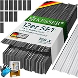 KESSER® 12x Profilblech Trapezblech 129cm x 45cm = 7 m² - Dachblech für Gerätehaus, Dachplatten...