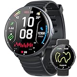 Parsonver Smartwatch Herren Damen, Eingebautes GPS, 5 ATM wasserdichte Schwimmuhr für Pool/Offenen...