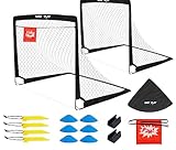 EASY2PLAY-PRO! Die Neue Pro-Version der EASY2PLAY Sets-Fußballtor ideal für Kinder im Garten-2er...