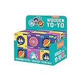 MudPuppy - Anzeigen/Wooden Yo-Yo's (Empty, 24 pcs) Action-Spiele & Spiegelungen, Mehrfarbig...