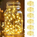 btfarm 6 Stück LED Lichterkette mit Batterie Klein, 2M 20LED Mini Lichterkette Batteriebetrieben,...