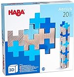 HABA 304411 - 3D-Legespiel Aerius, 20 Holzbausteine in unterschiedlichen Formen und Farben für...