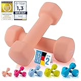 Body & Mind® Hanteln 2er Set Gymnastikhanteln Neopren Dumbbells Kurzhanteln; Effektives...