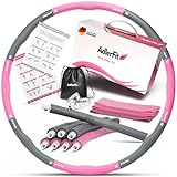 AdlerFit Hula Hoop Reifen Erwachsene und Kinder zum Abnehmen 1,2kg - bis 100cm Durchmesser -...