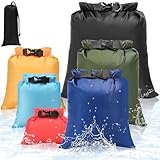 KUOGAS Dry Bag 6 Set wasserdichter Taschen – 1,5L 2,5L 3L 3,5L 5L 8L wasserdichte Beutel &...