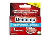 Dentemp - Zahnrettungsbox bis zu 3 Anwendungen | Zahnersatz für zerbrochene Gebisse | Zahnzement...