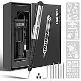 HARDELL Elektrischer Gravierstift für Künstler & Heimwerker, Graviert 60+ Oberflächen, Kabellose...
