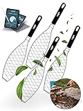 LEÓN Goods® : Fischgriller [ Edelstahl ] Grillzubehör - Grillzange für Fisch. Grillzubehör für...