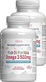 Omega 3 für Kinder 500mg - für Kinder von 4-15 Jahren - 360 Kapseln - Versorgung für bis zu 1...