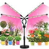 YIKEDAN Pflanzenlampe LED, Pflanzenlicht, 72 LEDs Pflanzenleuchte Wachsen licht Vollspektrum für...