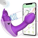 Butterflies Vibrator mit APP & Fernbedienung - ORSLUM Bonnie, Vibrator Ferngesteuert mit Klappe &...