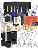 Eventronic 38+4 Stück Lockpicking Set, [2024 Schwierigkeit Upgrade & Geschenk Ideal] Dietrich Set...