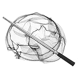 GALPADA Ausziehbares Hühnerfangnetz aus Edelstahl mit Teleskopstange Sanftes Fangnetz für...