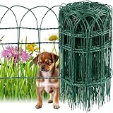 AMAGABELI GARDEN & HOME Gartenzaun Bordüre Ziergeflecht 0.4M x 25 m Dekorative Verzinktem Draht...