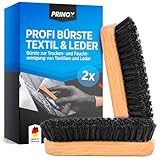 PRINOX® Profi Reinigungsbürste 2er Set Reinigungsbürsten aus Buchenholz als Kleiderbürste,...