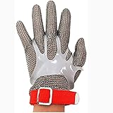 BCPPO Kettenhandschuh Edelstahlring Anti-Schnitt-Handschuhe, Fleischschneiden Sicherheitsarbeit...