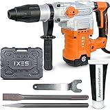 IXES Bohrhammer IX-DB1600Max | 2in1 Funktion (Schlagbohren & Meißeln) | 1600W Leistung mit 3800 bpm...