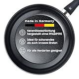 Fissler Essential Black/Aluminiumpfanne-beschichtet (26 cm) Keramik-beschichtet, Bratpfanne...