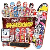 Magicat Finger Skateboard Set – 12 einzigartige Designs für endlosen Spaß! Das Top-Mitgebsel...