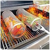 ElevaPulse 2 Stück Grillzubehör, Grill geschenke für männer Zubehör, Grillkorb Gemüse,...
