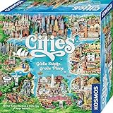 KOSMOS 685096 Cities - Große Städte, große Pläne, Städtebauspiel, Brettspiel für 2-4 Spieler,...