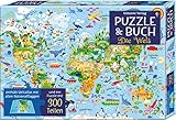 Puzzle und Buch: Die Welt