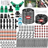 AQXONG Garten Bewässerungs System, 50m+20m Bewässerungsrohr, 297Pcs Garten Bewässerungs Kit, DIY...