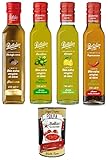 Pantaleo Aromatisiertes Olivenöl Extra Vergine Set – 4x250ml (Trüffel, Basilikum, Zitrone,...