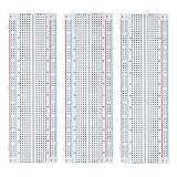 ELEGOO 3er Breadboard 830 Pin Solderless Prototype PCB Board Kit für Arduino Proto Shield...