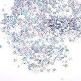 ENLACE Konfetti Geburtstag Deko,2000 Stück Glitzer Konfetti Pailletten Streudeko Geburtstag,Sterne...