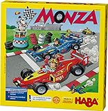 Haba 4416 - Monza, Würfelspiel und Gesellschaftsspiel, mit turbulentem Autorennen für 2-6 Kinder...