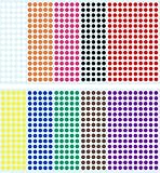 Klebepunkte Runde Punktaufkleber Etiketten Markierungspunkte, Bunte Selbstklebende Klebepunkte...