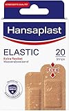 Hansaplast Elastic Pflaster (20 Strips), Wundpflaster für Gelenke und viel bewegte Körperstellen,...