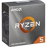 AMD Ryzen 5 4500 Prozessor (6 Kerne/12 Threads, 65W TDP, AM4 Sockel, 11 MB Cache, Bis zu 4.1 GHz Max...