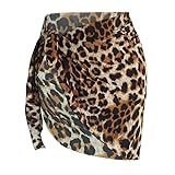 VEICOSTT Damen-Strandtuch, Wickel- und Schärpengürtel-Set, Sommer, Strandrock, Badeanzug, Sarong,...